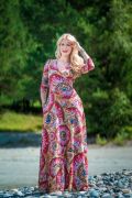 Авторские платья и платки от бренда "Елена Карлова" (6 фотографий)